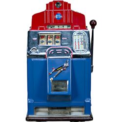 25 Cent O.D. Jennings Sky Chief Airplane Motif Slot Mac