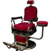 Image 1 : Early Koken Porcelain & Brass Barber Chair