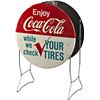 Image 1 : Vintage Coca Cola Sidewalk Metal & Tin "Enjoy Coca Cola