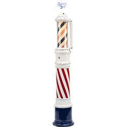 Porcelain Barber Shop Trade Sign Pole