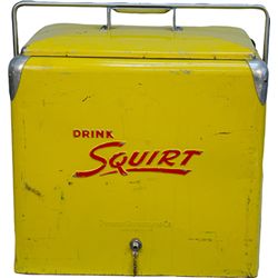 Drink Squirt Progress Refrigerator Co. Metal Picnic Coo