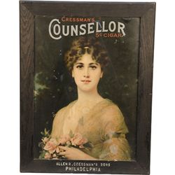 Cressman's Counsellor Cigar Advertisement Print