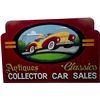 Image 1 : Large Hand-Painted "Collector Sales - Antiques - Classi