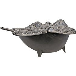 Fancy Black Cast-Iron Fireplace Accessory