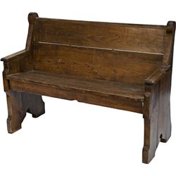 Wooden Church Pew