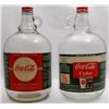 Image 6 : (2) One Gallon Glass Coca Cola Syrup Jugs