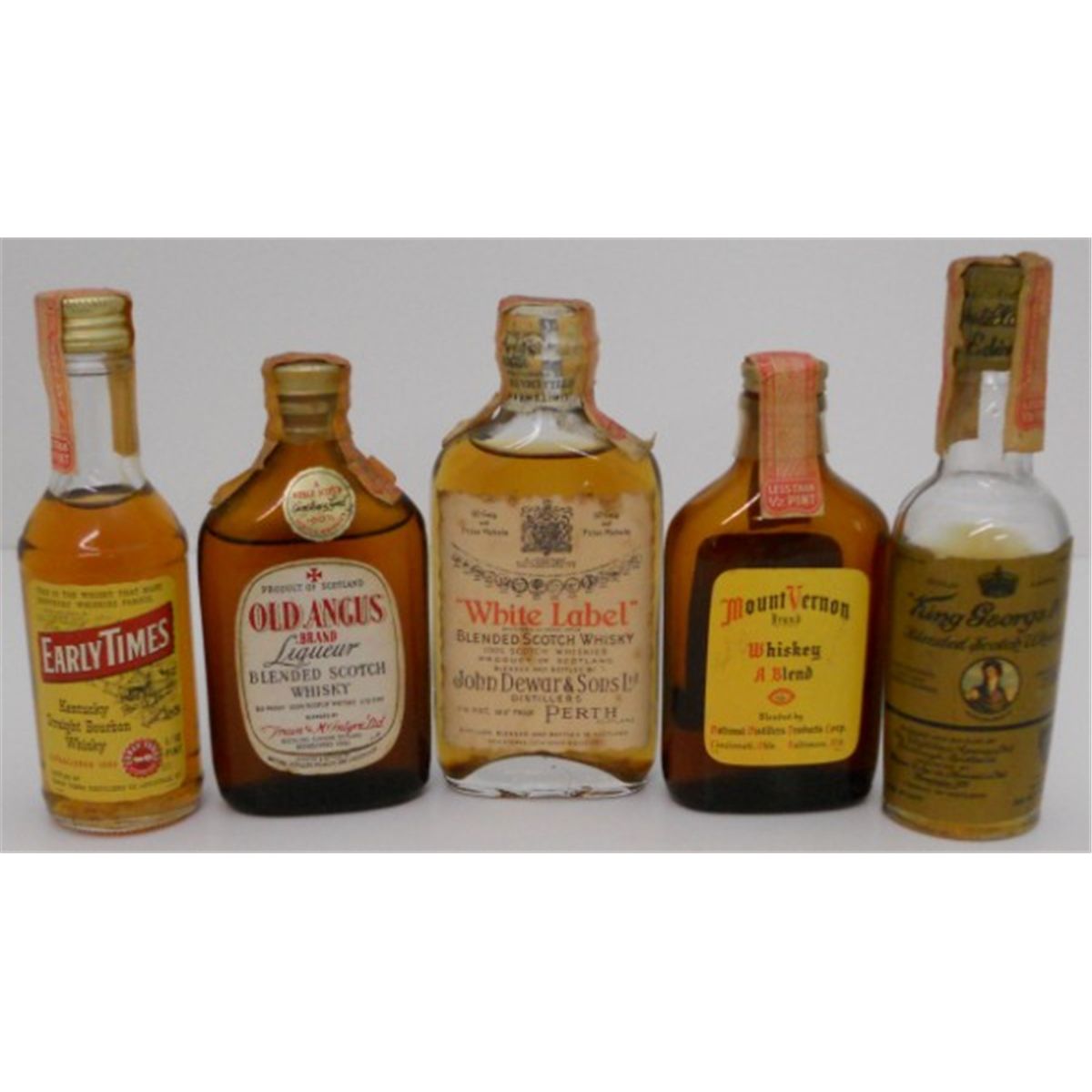 Miniature Liquor Bottles