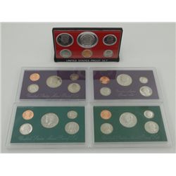 5 different U.S. Proof Sets