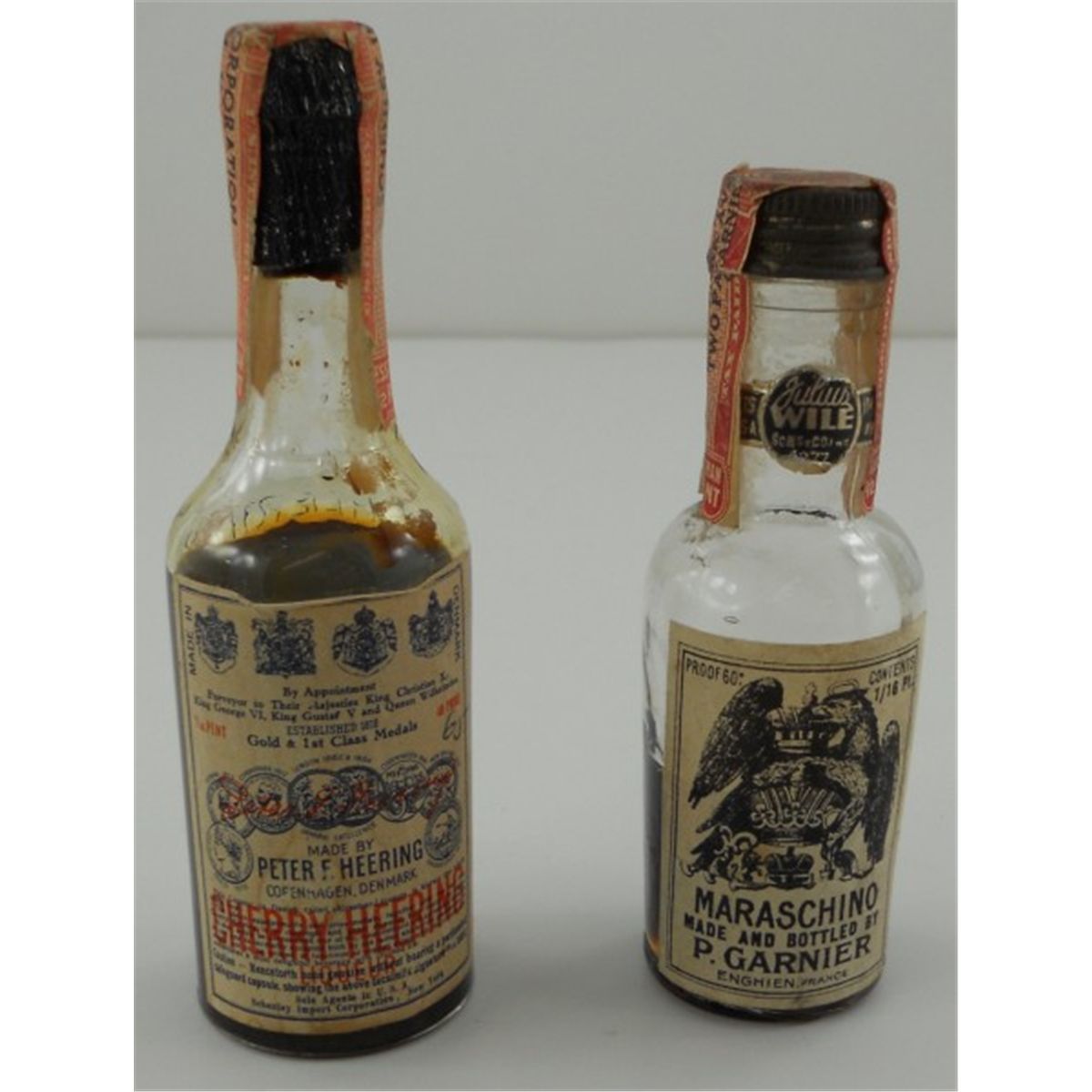 Vintage Mini Liquor Bottles
