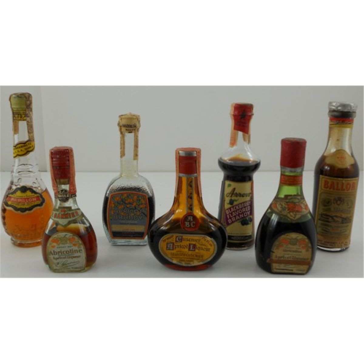 Vintage Mini Liquor Bottles