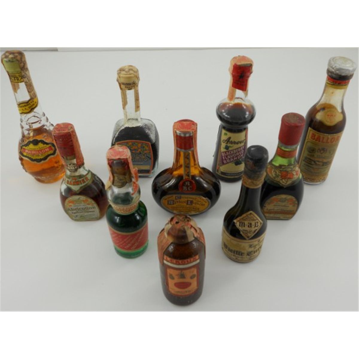 Vintage Mini Liquor Bottles