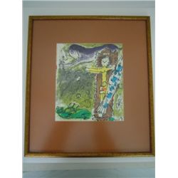 Chagall's  Christ in the Clock  lithograph (unsigned)