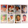 Image 1 : Lot of 8 Different 1952 Topps Baseball cards