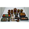 Image 1 : Russian (USSR era) Lacquer boxes & serving pieces