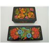 Image 8 : Russian (USSR era) Lacquer boxes & serving pieces