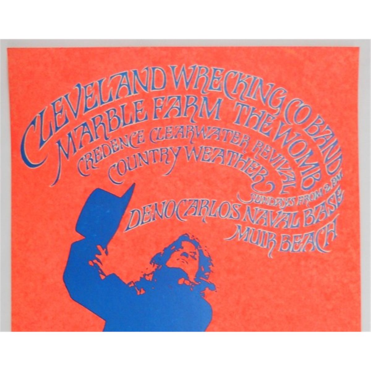 1968 Creedence Clearwater Revival Concert Poster