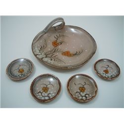 Gouda  Friso-Zenith  small serving piece and four small dishes