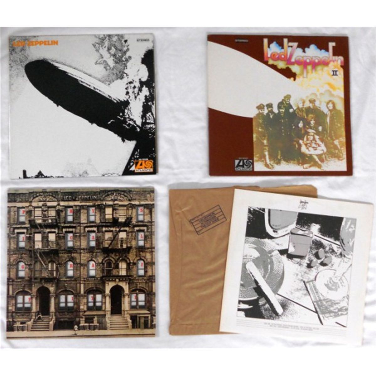 Led Zeppelin Vinyl Albums Four Different
