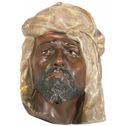 Figural Chalkware String Holder