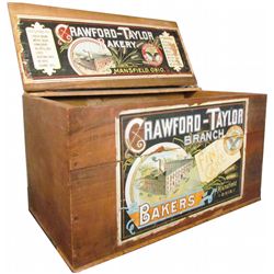 Crawford-Taylor Wood Biscuit Crate