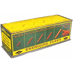 Eberhard Faber Ruby Bands Tin Store Display