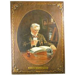 Carter's Inks Self Framed Embossed Tin Sign