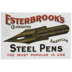 Esterbrook's Steel Pens Printers Proof