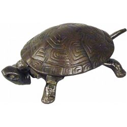 Cast Iron Figural Turtle Front Desk or Store Bell