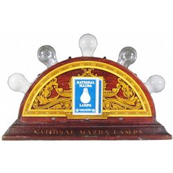 Westinghouse Mazda Lamps Tin Store Display