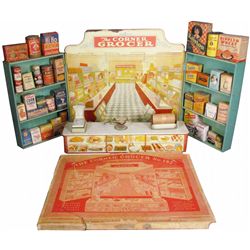 General Store Tin Toy Display