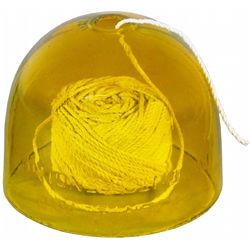 Vaseline Glass String Holder