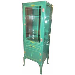 Small Porcelain Dental or Medical Cabinet