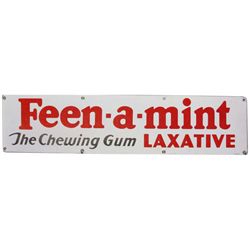 Feen-a-mint Laxative Porcelain Sign