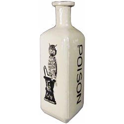 The Owl Drug Co. Chalk Store Display Bottle