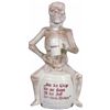 Image 1 : Skeleton Figural Poison Porcelain Bottle