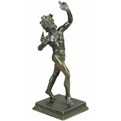 Small Bronze Devil Statue