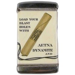 Advertising Celluloid Match Safe