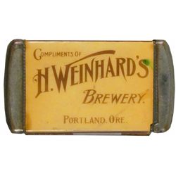 Advertising Celluloid Match Safe