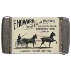 Advertising Celluloid Match Safe