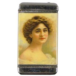 Advertising Celluloid Match Safe