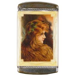 Advertising Celluloid Match Safe