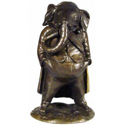 Figural Match Safe Elephant