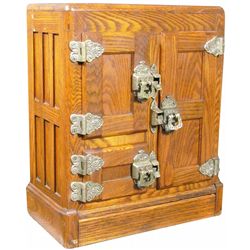 Salesman Sample Oak Ice Box