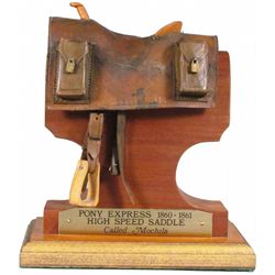Pony Express Salesman Sample Saddle