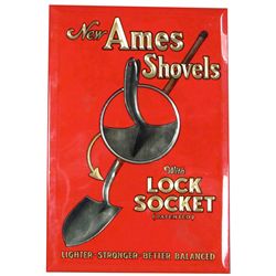 Ames Shovel Celluloid Sign