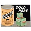 Image 1 : Kow-Kare Enamel over Steel Flange Sign