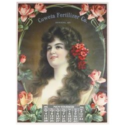 1906 Calendar for Coweta Fertilizer Co.
