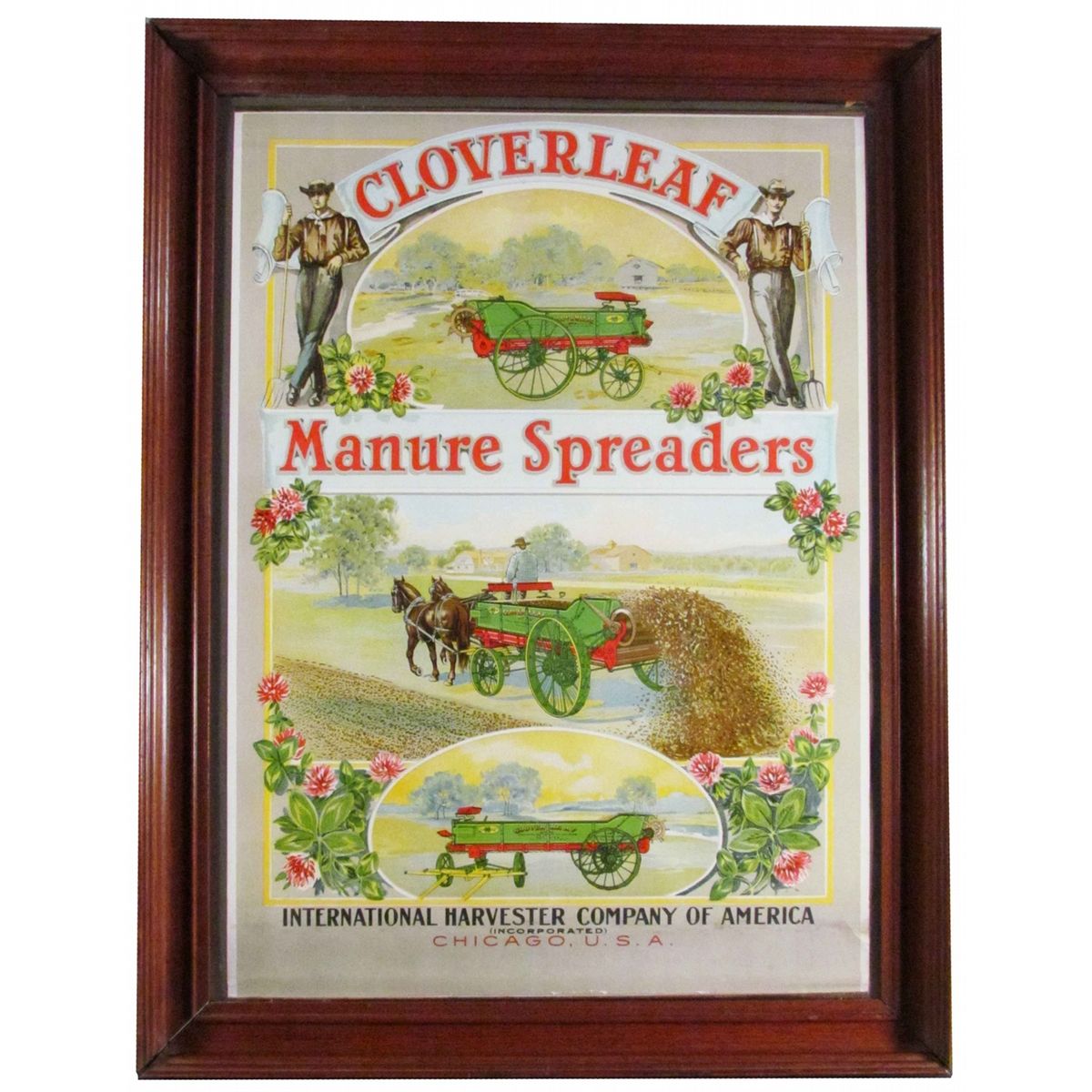 Spreader Sign Cloverleaf Manure Spreaders Paper Sign