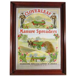 Cloverleaf Manure Spreaders Paper Sign