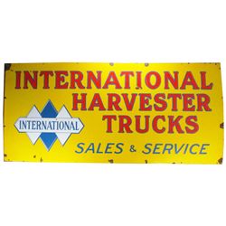 International Harvesting Trucks Porcelain Sign